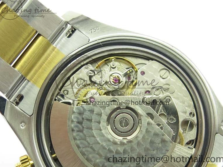 MiroTime 0520 Daytona 116520 SS YG UBF Best Edition Ice Blue MOP Crystal Markers Dial on SS YG Bracelet A Casual 2936